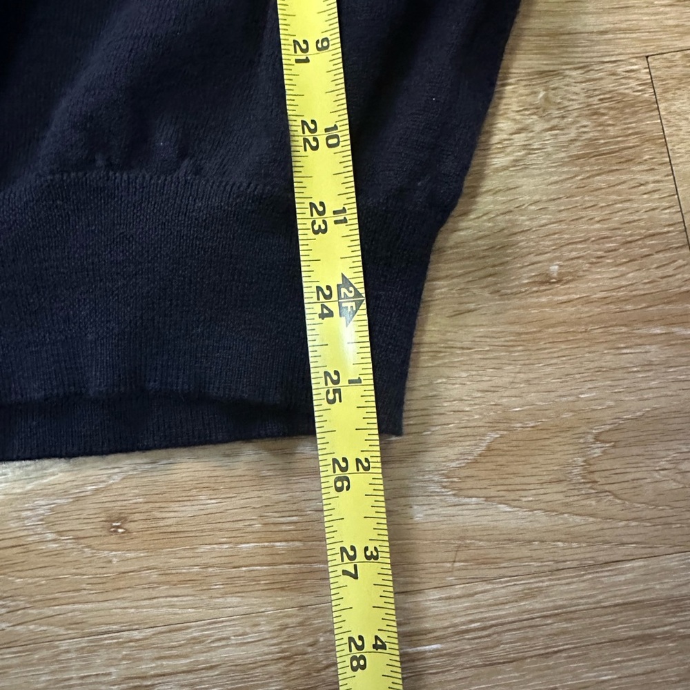 Jos. A. Bank Signature Collection XXL Merino Wool Dark Blue 1/4 Zip Pullover - Picture 6 of 9